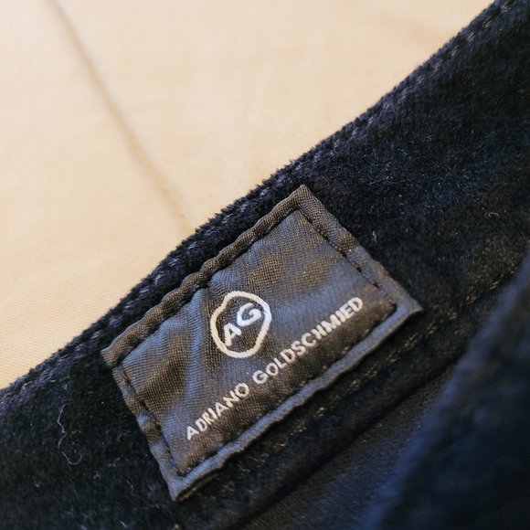 AG Jeans THE JODI HIGH-RISE SLIM FLARE CROP IN SUPER BLACK - Picture 8 of 16